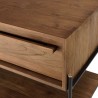 Table de chevet SIXTINE en bois de teck recyclé
