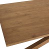 Table à manger SIXTINE en bois teck recyclé