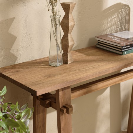 SIXTINE Console Table 140x40cm - Recycled Teak Wood