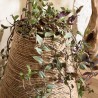 Cache pot SIXTINE en abaca naturel - Modèle moyen