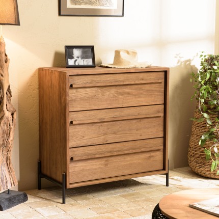 Commode SIXTINE en bois de teck recyclé