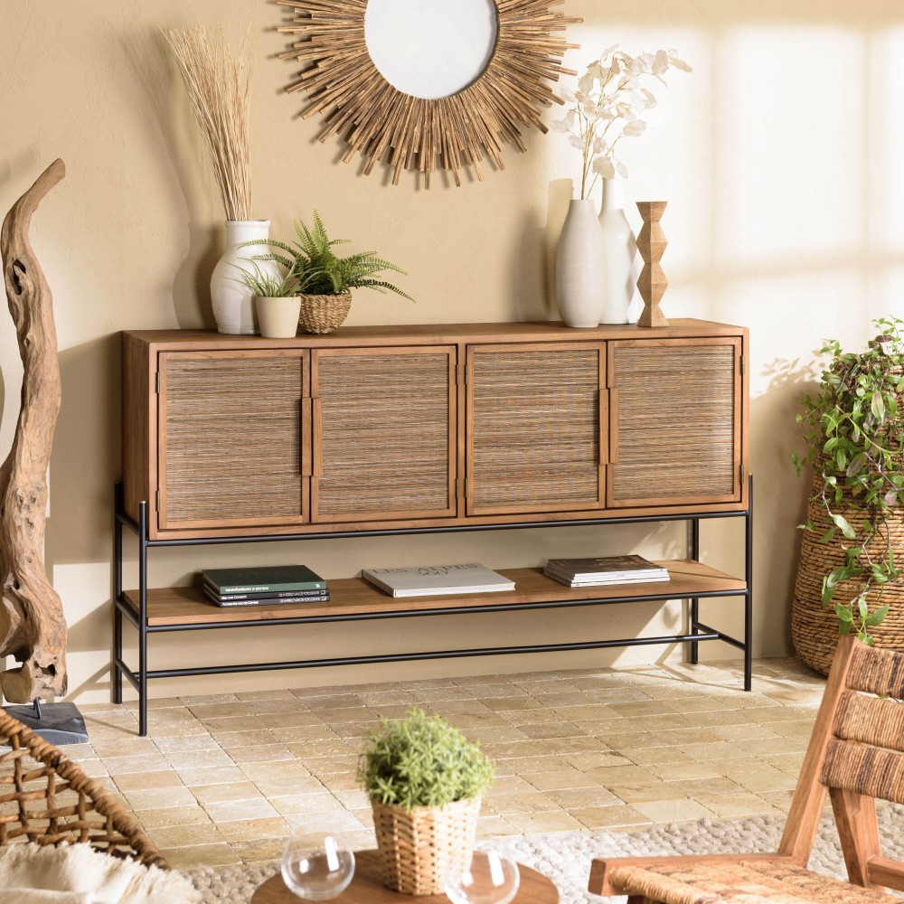 Buffet SIXTINE en bois de teck recyclé Buffet SIXTINE en bois de teck recyclé