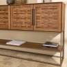 Buffet en bois de teck recyclé SIXTINE