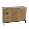 MARCEAU Sideboard with 3 Drawers and 2 Doors - Natural Cane Finish