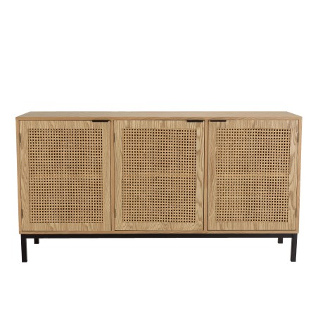 MARCEAU Sideboard - Natural Cane Finish, 3 Doors