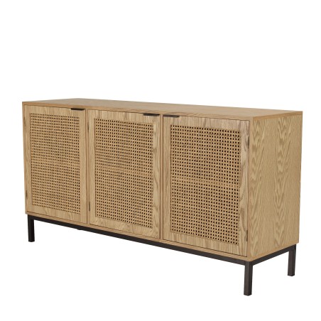 Buffet MARCEAU - 3 portes cannage naturel