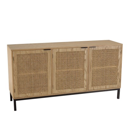 Buffet MARCEAU - 3 portes cannage naturel