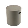 Table d'appoint de jardin ronde HECTOR 40x40 cm béton