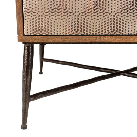 Table basse ALIX en bois de manguier - Design unique
