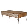 ALIX Rectangular Coffee Table - Mango Wood with 2 Drawers