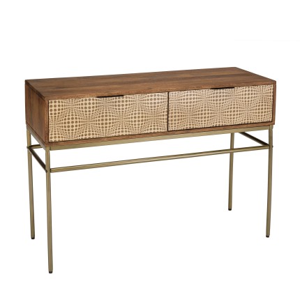 Console ALIX en bois de manguier