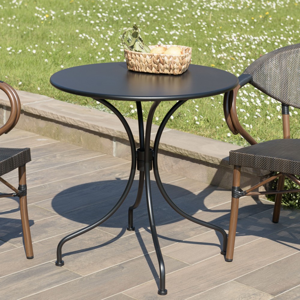 VIANNEY Round Garden Table for 2 - 70 x 70 cm VIANNEY Round Garden Table for 2 - 70 x 70 cm