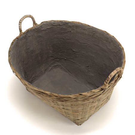 Pot de fleur ovale HECTOR en bambou naturel