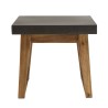 Table d'appoint HECTOR - Béton foncé 50x40cm