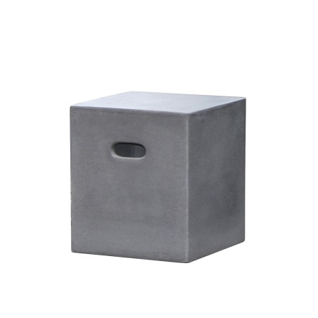 HECTOR Cube 40x40 cm Dark Grey Concrete - Outdoor Furniture
