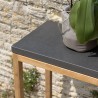 Console HECTOR - Béton foncé et acacia
