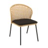 MALO - Set of 2 Natural-Coloured Rattan Chairs