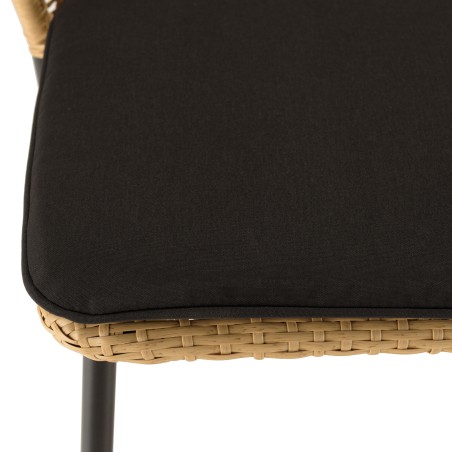 Lot de 2 chaises rotin synthétique MALO