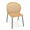 MALO - Set of 2 Natural-Coloured Rattan Chairs