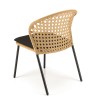 Lot de 2 chaises rotin synthétique MALO