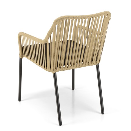 Lot de 2 fauteuils MALO en cordage naturel