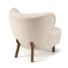 OCTAVE Armchair in Ecru Bouclé Fabric