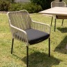 Lot de 2 fauteuils MALO en cordage naturel