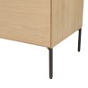 MAXENDRE Natural-Coloured Sideboard with 4 Doors, 6 Shelves