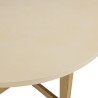 Table à manger ronde en chêne GREGOIRE 120x120cm