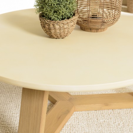 Table basse ronde GREGOIRE 100x100cm