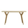 GREGOIRE Console 140x43cm Oak Natural Concrete Beige