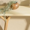 Console GREGOIRE 140x43cm chêne naturel béton beige
