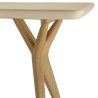 Console GREGOIRE 140x43cm chêne naturel béton beige