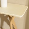 Console GREGOIRE 140x43cm chêne naturel béton beige