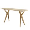 GREGOIRE Console 140x43cm Oak Natural Concrete Beige