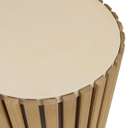 Table d’appoint GREGOIRE ronde 44x44cm en béton
