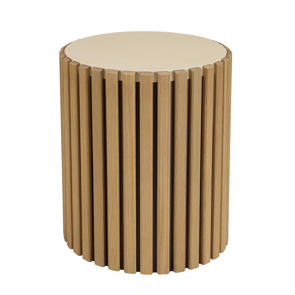 Table d’appoint GREGOIRE ronde 44x44cm en béton