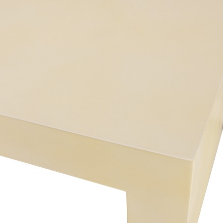 GREGOIRE Square Coffee Table 95x95cm - Beige Concrete