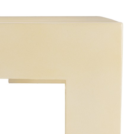 GREGOIRE Square Coffee Table 95x95cm - Beige Concrete