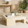 GREGOIRE Square Coffee Table 95x95cm - Beige Concrete