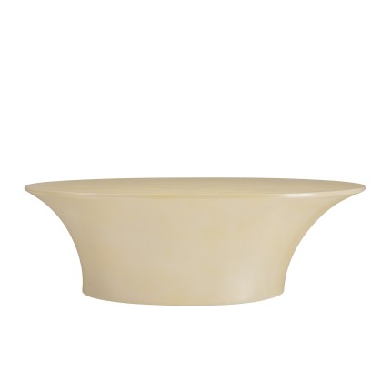 Table basse GREGOIRE en béton beige
