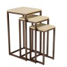 Set de 3 tables gigognes carrées GREGOIRE