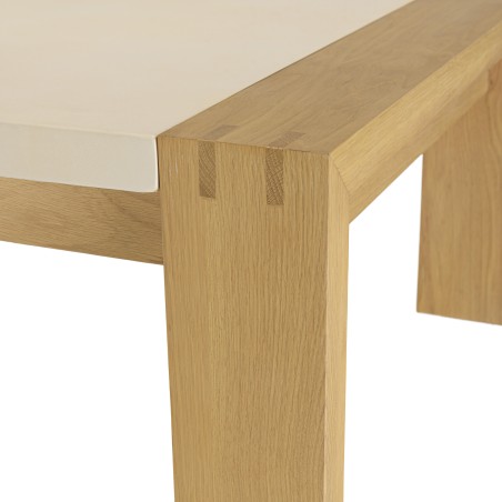 Table basse GREGOIRE en chêne 122x70cm