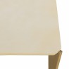 Table à manger GREGOIRE - Béton beige et bois