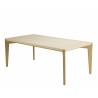 Table à manger GREGOIRE - Béton beige et bois