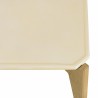 Table basse GREGOIRE rect. angles biseautés 130x70cm