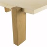 Table basse GREGOIRE rect. 149x84cm chêne plateau béton
