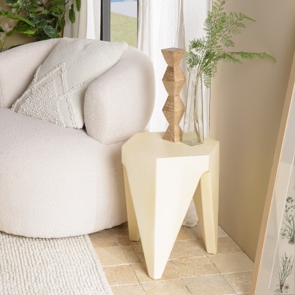 GREGOIRE Stool - Beige Concrete - Elegant and Versatile