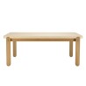 GREGOIRE - Rectangular Dining Table in Natural Oak 200x101cm with Concrete Top