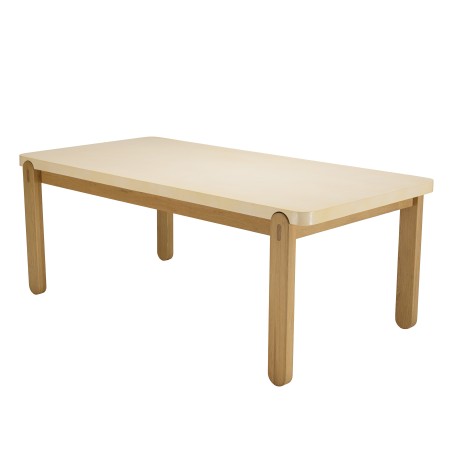 Table à manger GREGOIRE - Chêne naturel 200x101cm
